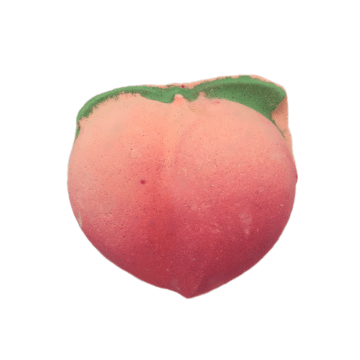 peachy bath bomb